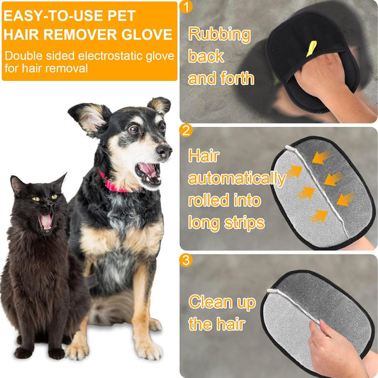🔥Hansker for fjerning av dyrehår🐱🐕