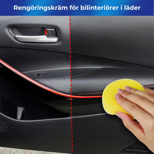 Krem for lær – Rengjøring, pleie og beskyttelse i ett trinn