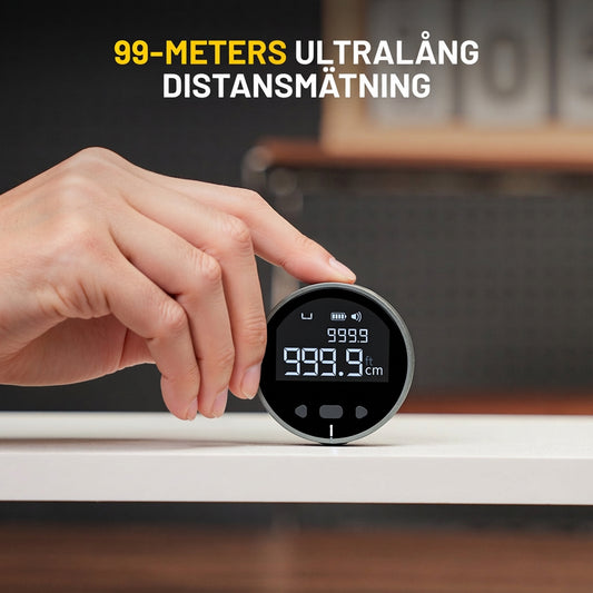 MiniQ Smart Elektronisk Målebånd 📐🔋
