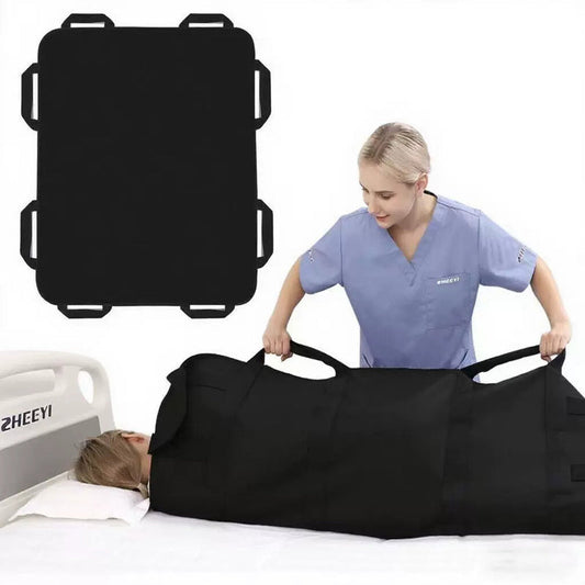 Vänd- och förflyttningslakan med handtag · Design för stödjande vård