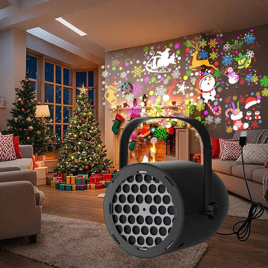 🎄 Juleprojektor – Lag et magisk juleparadis på sekunder!