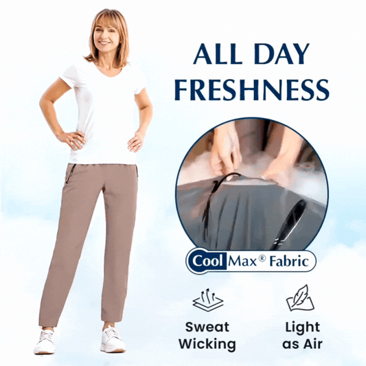 StretchActive - Women's Ultra Stretch Ice Silk Comfort Casual Pants