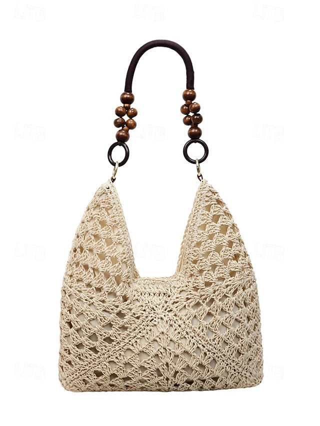 Boho Klassisk Vävd Toteväska