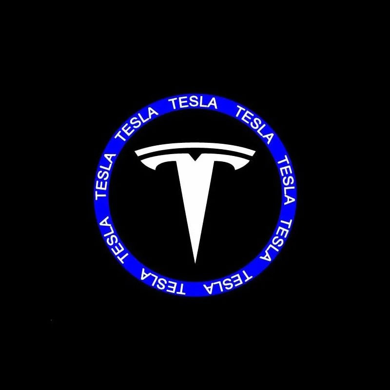 LED‑logolampor för Tesla – Puddle Lights för Model 3/Y/S/X