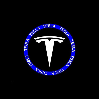 LED‑logolampor för Tesla – Puddle Lights för Model 3/Y/S/X