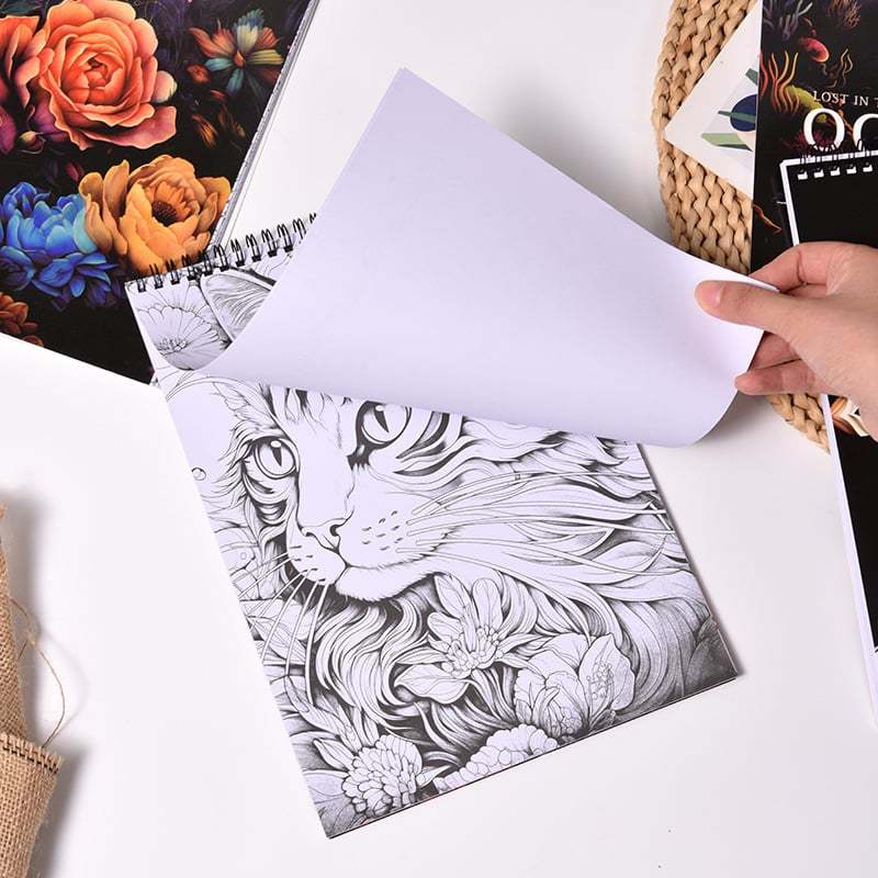 🖍️🎨 Malebok for voksne mot stress
