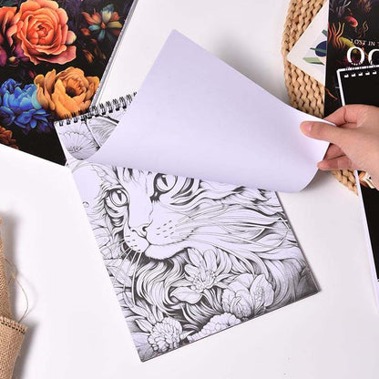 🖍️🎨 Malebok for voksne mot stress