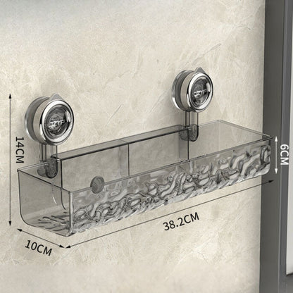 Baderomshjørnehylle med sugekopper