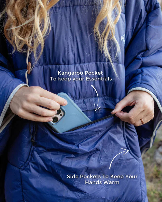 ❄3-i-1 Ultralätt Värmeponcho