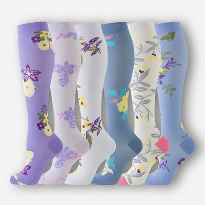 6-pakning med kompresjonsstrømper