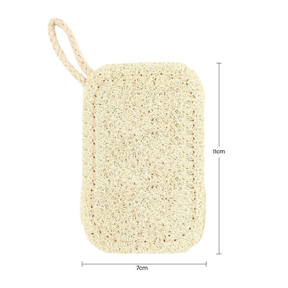 【Gåva, ej till salu】 Naturlig mjuk luffa rengöringssvamp, dubbelsidig, 3-pack