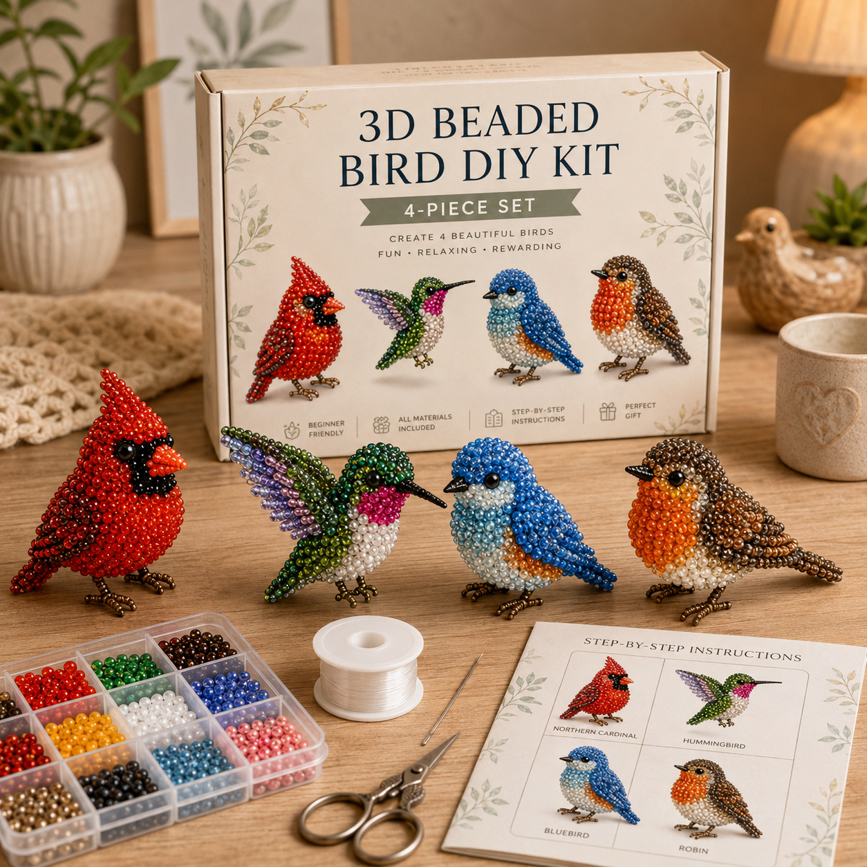 DIY‑kit för 3D‑pärldjur