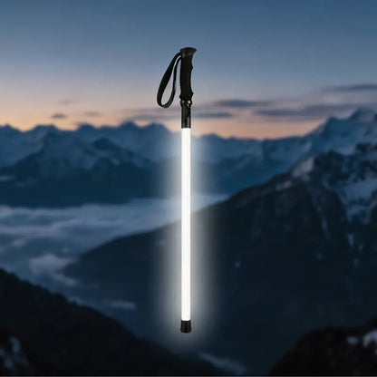 Lasersabel-stil turstaver – LED-belyste, vanntette aluminiumstaver for nattvandring, camping og nødsituasjoner