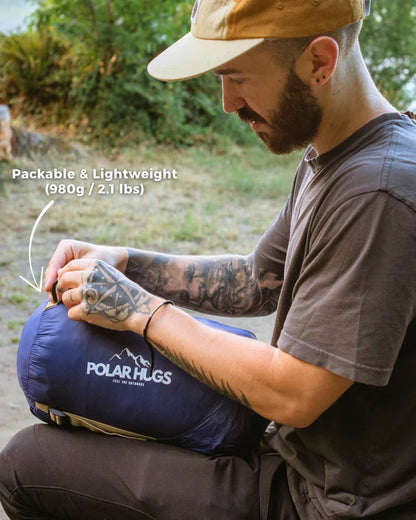 ❄3-i-1 ultralett termisk poncho