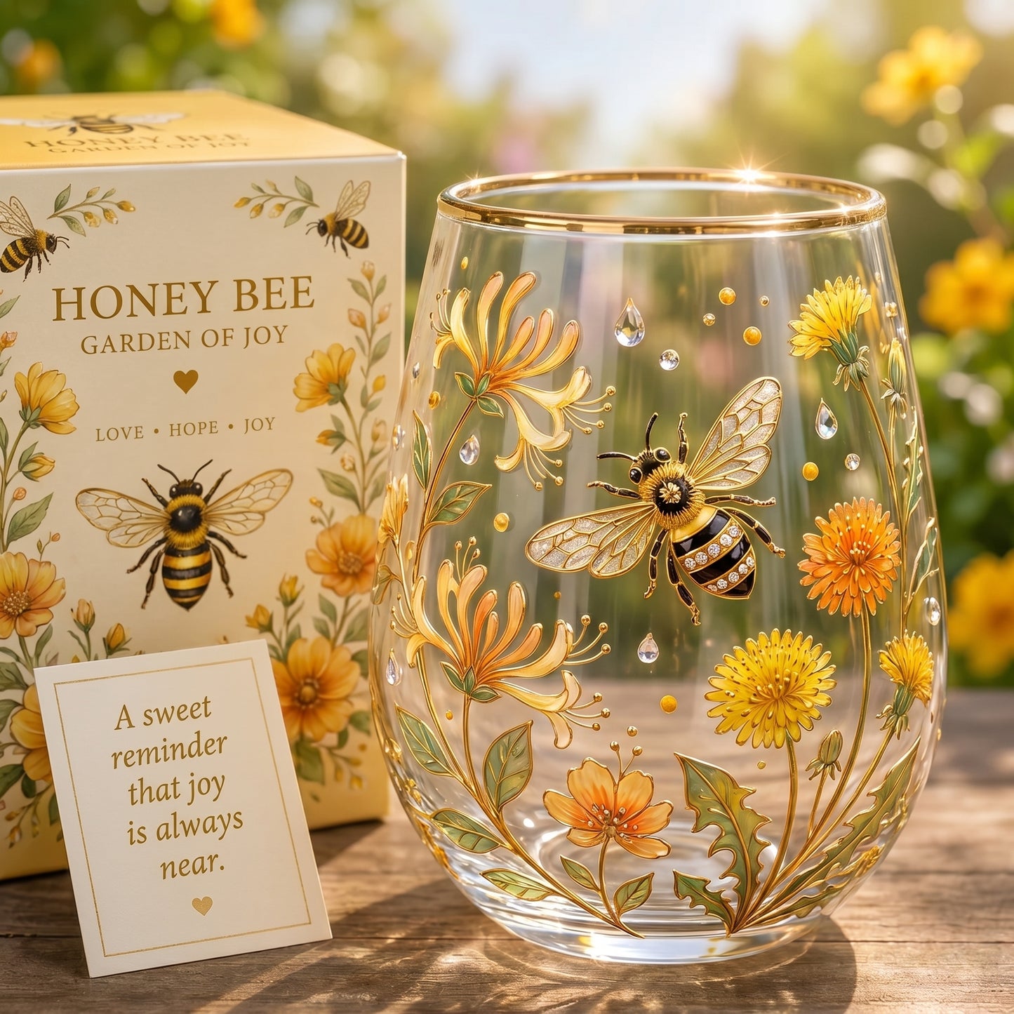 🌸🌿 Begrenset opplag 2026 | Tekopp i glass - Morgenlykke i hagen ☀️☕
