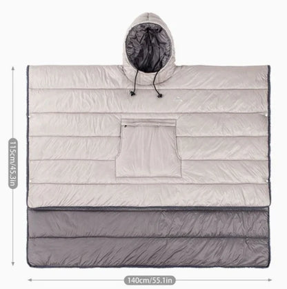 ❄3-i-1 ultralett termisk poncho