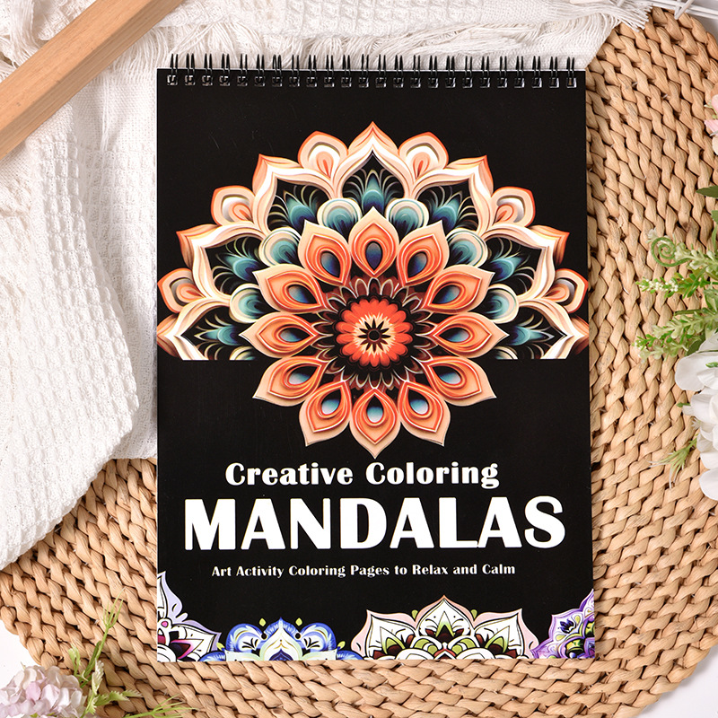 🖍️🎨 Malebok for voksne mot stress