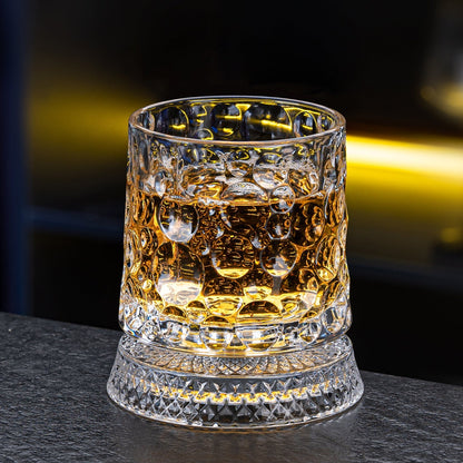 🥃✨360° roterande kristallglas – Lyxigt snurrande whisky- och vinglas