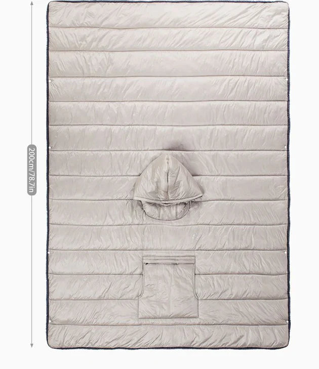 ❄3-i-1 Ultralätt Värmeponcho