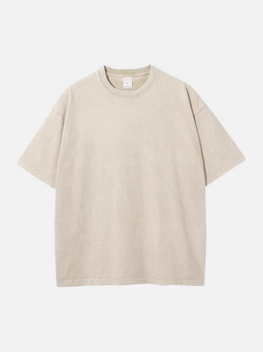 Vintage-tvättad oversized t-shirt