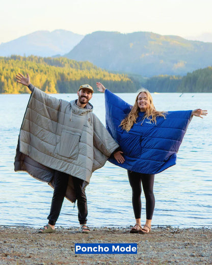 ❄3-i-1 ultralett termisk poncho