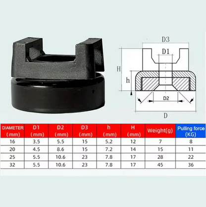 Magnetiske kabelbinderholdere