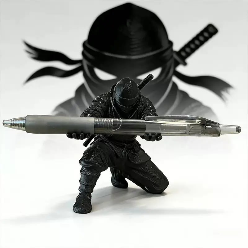 🔥 KAMPANJ DENNA VECKA! ⚔️ 3D-printat samuraj-pennställ & skrivbordsorganisatör