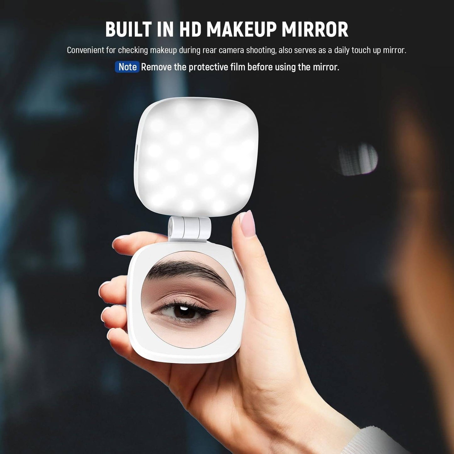 📸 Magnetisk selfielampe ✨