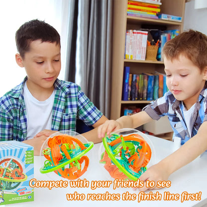 Intellektuell ball 3D-labyrint