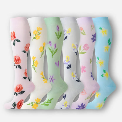 6-pakning med kompresjonsstrømper