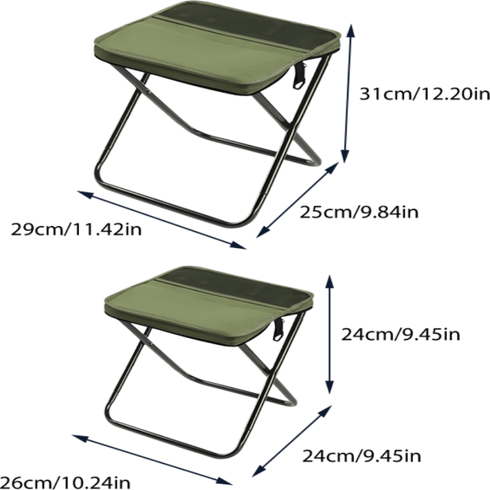Fällbar Mini-Stol med Bärväska