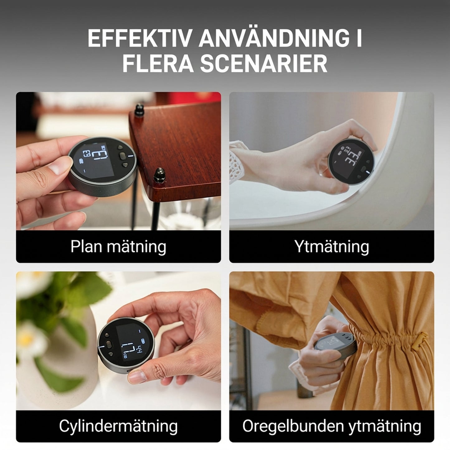 MiniQ Smart Elektroniskt Måttband 📐🔋
