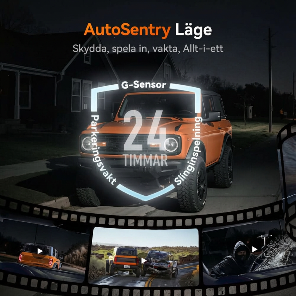 🚗✨ G900Pro 12MP Back­spegel med WiFi & Pekskärm – Premium Säkerhet med 30 Månaders Garanti