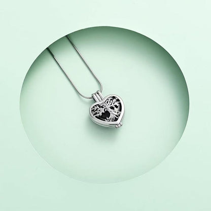 🌳❤️ Hjärtformat Livets Träd‑minneshänge | symboliserar livets och kärlekens eviga kontinuitet