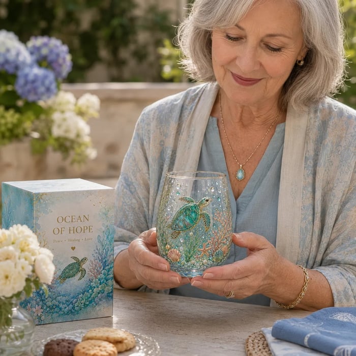 🌸🌿 Begrenset opplag 2026 | Tekopp i glass - Morgenlykke i hagen ☀️☕