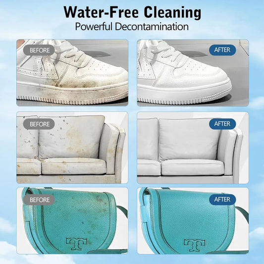 Multipurpose No-Wash Rengöringskräm för Vita Skor