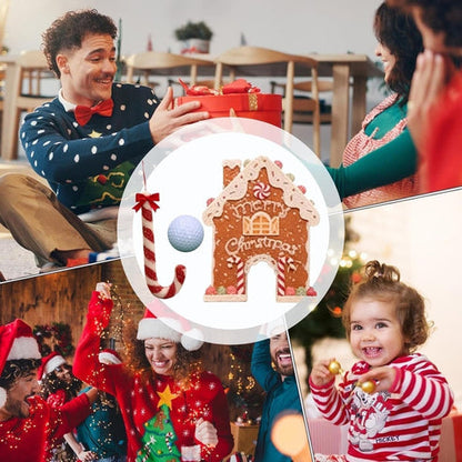 🍪 50 % RABATT NÅ! ✨ Pepperkake-golfsett – Festlig julespill med 2 puttere og 6 hull for familiemoro i høytiden 🎄🏌️‍♂️ 