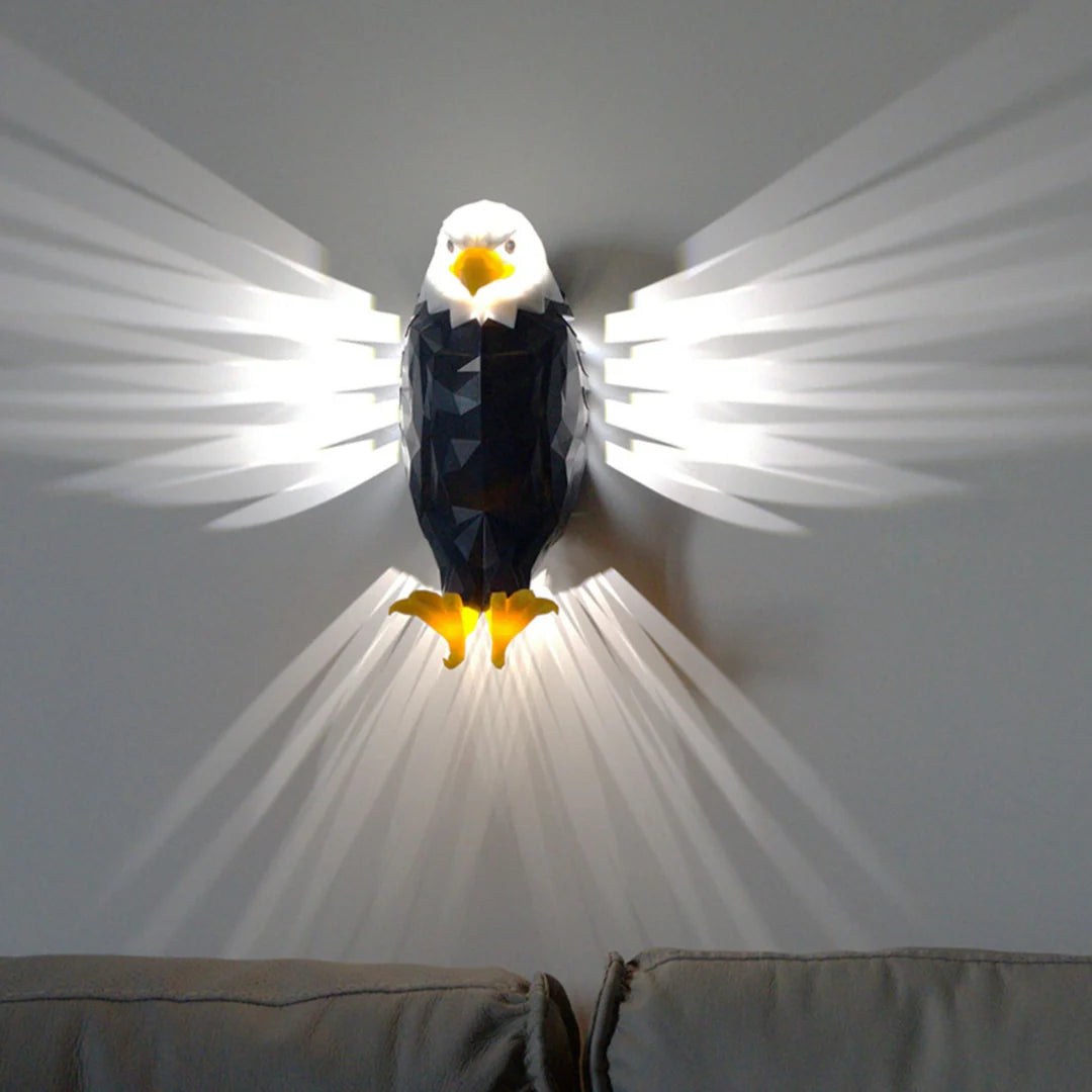 Dekorativ Örn Vägglampa – Stilren LED-belysning