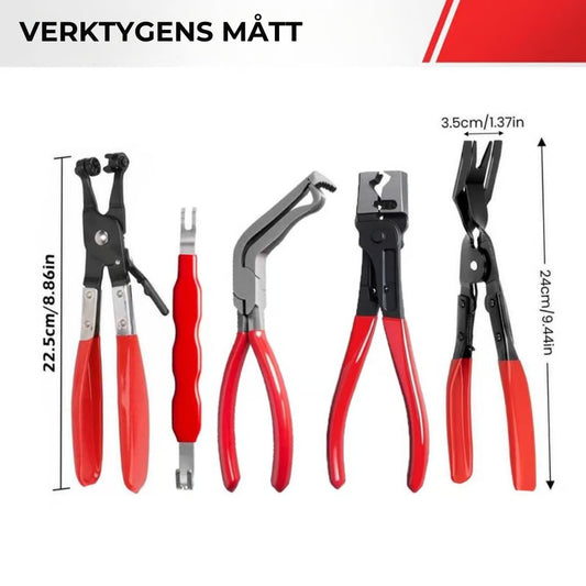 🔧 Verktøysett til bil – Multifunksjonelt