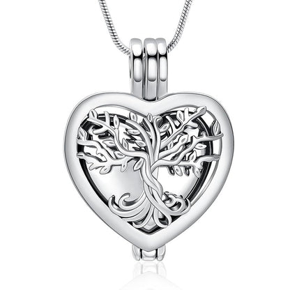 🌳❤️ Hjärtformat Livets Träd‑minneshänge | symboliserar livets och kärlekens eviga kontinuitet