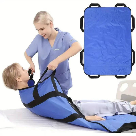 Vänd- och förflyttningslakan med handtag · Design för stödjande vård