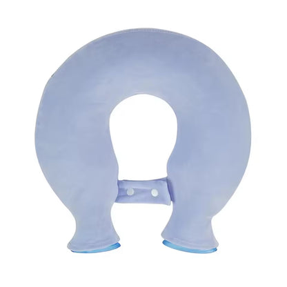 🔥 U-formet hengende varmtvannsflaske med mykt fleecetrekk ❄ Multifunksjonell pleie for nakke og skuldre med varme/kuldebehandling 🌟 