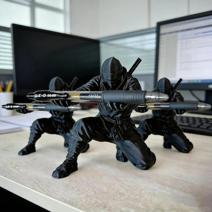 🔥 KAMPANJ DENNA VECKA! ⚔️ 3D-printat samuraj-pennställ & skrivbordsorganisatör