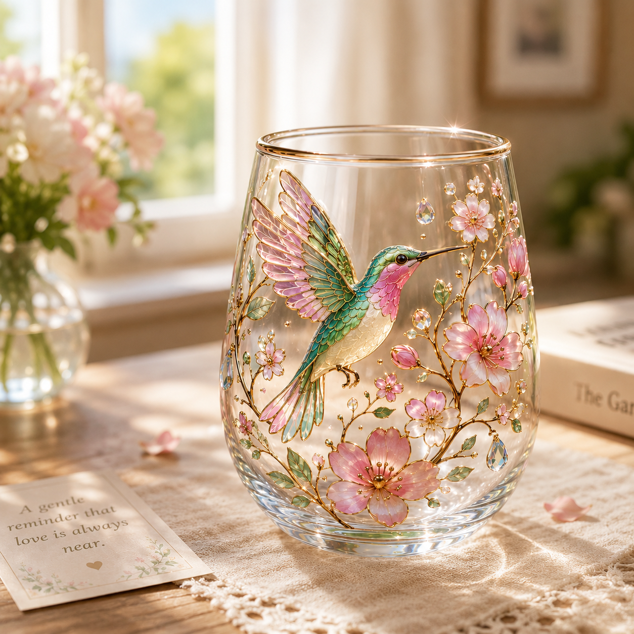 🌸🌿 Begrenset opplag 2026 | Tekopp i glass - Morgenlykke i hagen ☀️☕