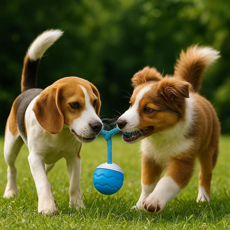 🐾 Interaktiv elektronisk ball for kjæledyr – automatisk bevegelse, tyggebestandig og beroligende for katter/hunder 🐱🐶📦 