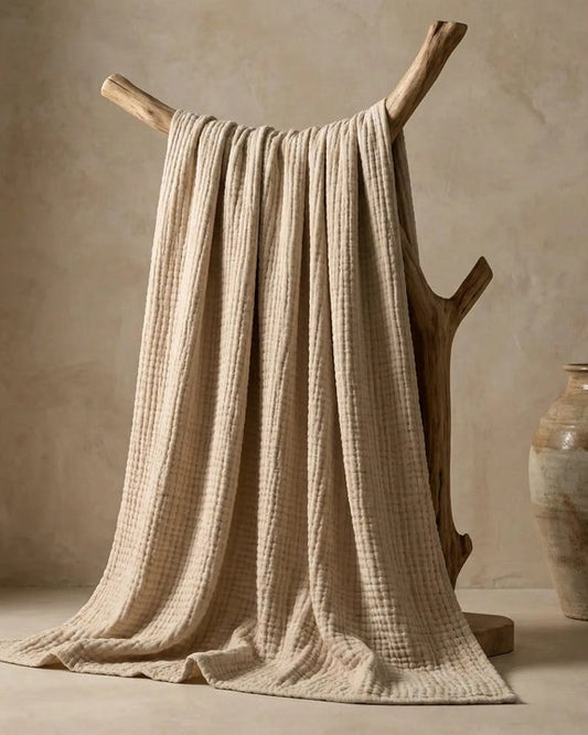 Muslintäcket – 100 % muslincotton (2 för 1)