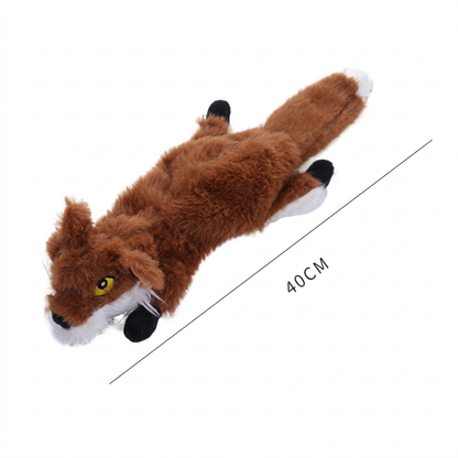 Hållbar prasslande hundleksak utan fyllning med pip (3‑pack)