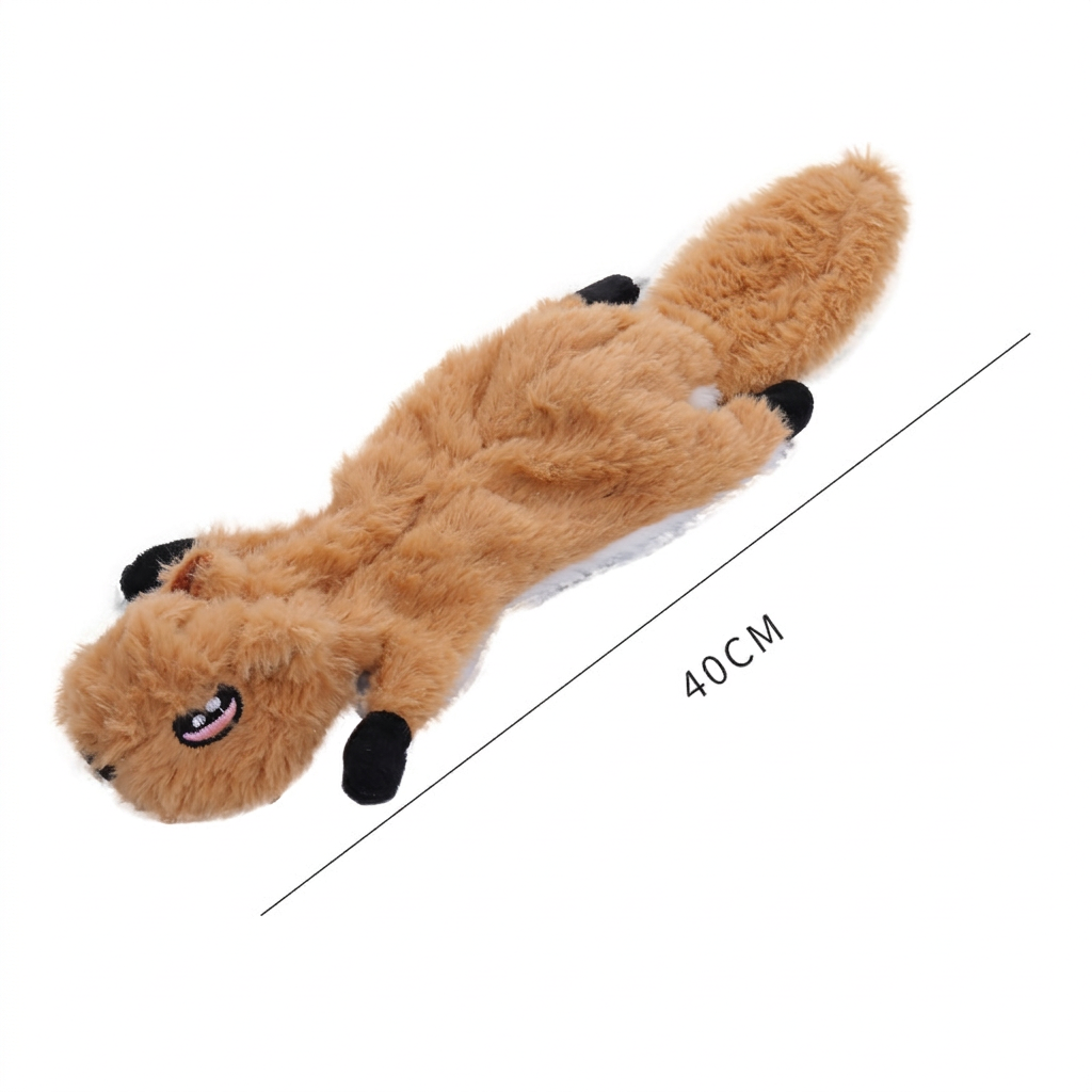 Hållbar prasslande hundleksak utan fyllning med pip (3‑pack)