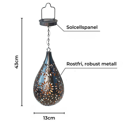 Solcellsdriven Lysdroppe