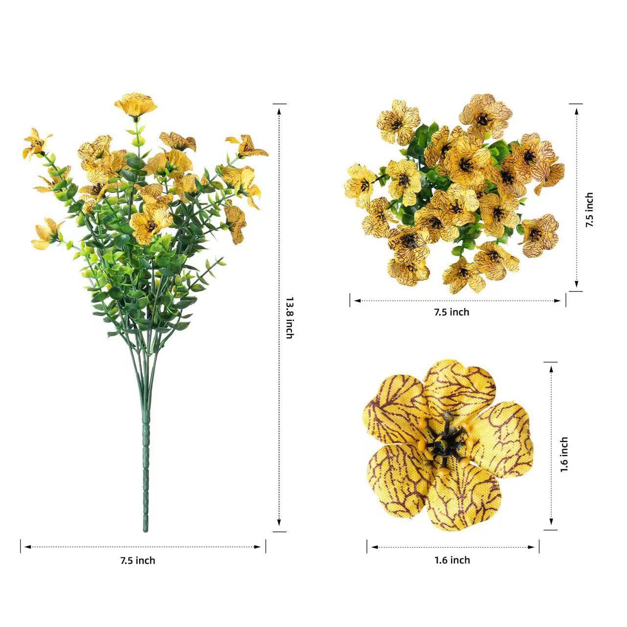 🔥Sista dagen 50% rabatt🔥 Realistiska UV-beständiga utomhusblommor – Kräver inget underhåll